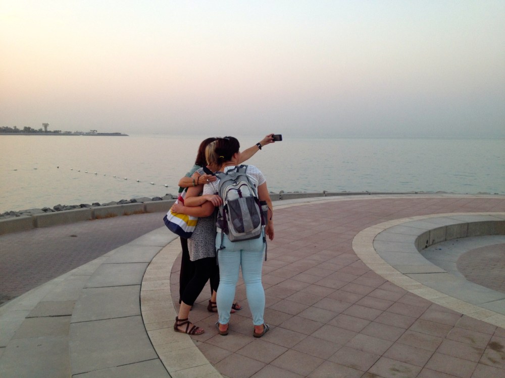 ...because what is funnier than watching other people take selfies.  